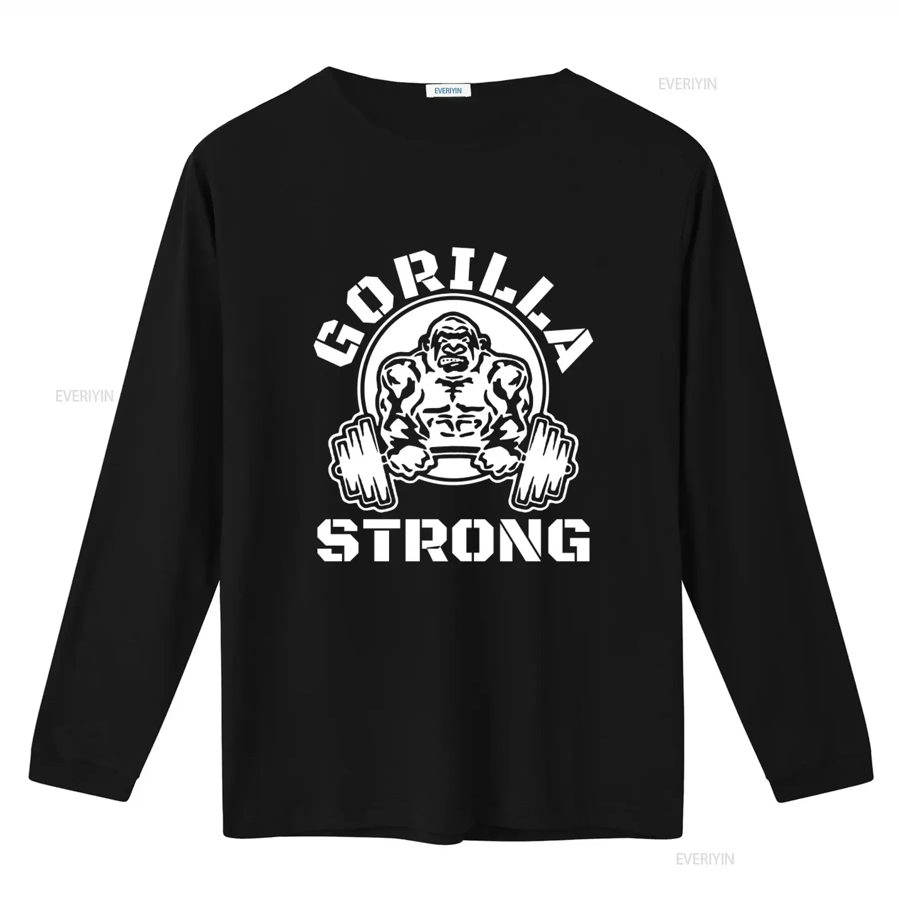 Mens Bodybuilding Powerlifting Gorilla Strong T Shirt Gray vintage Washed Soft Unisex Comfortable Casual Stylish fashion