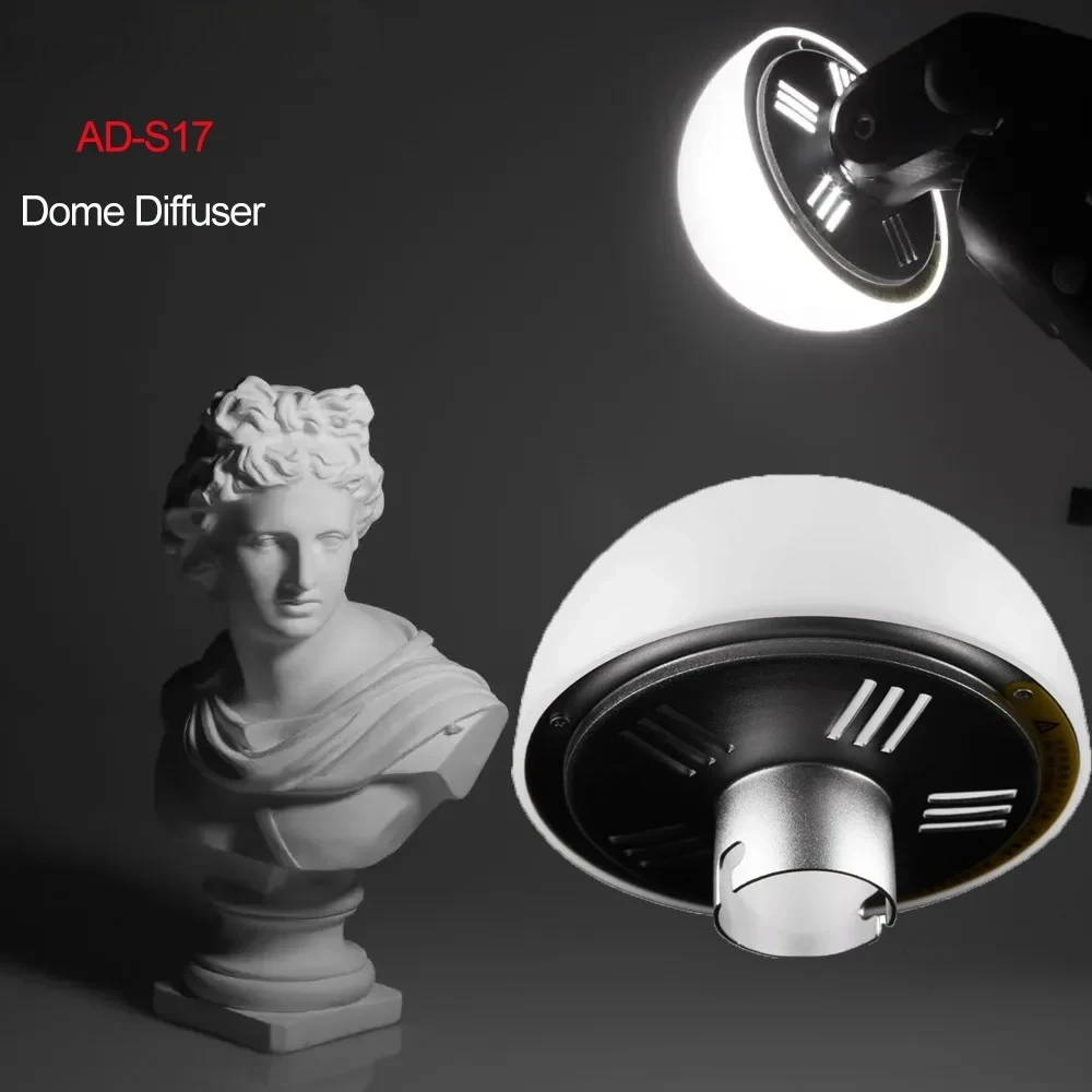 Dome Diffuser Wide Angle Soft Focus Shade Diffuser Witstro AD200 AD200Pro AD360II AD180 AD360 Speedlite