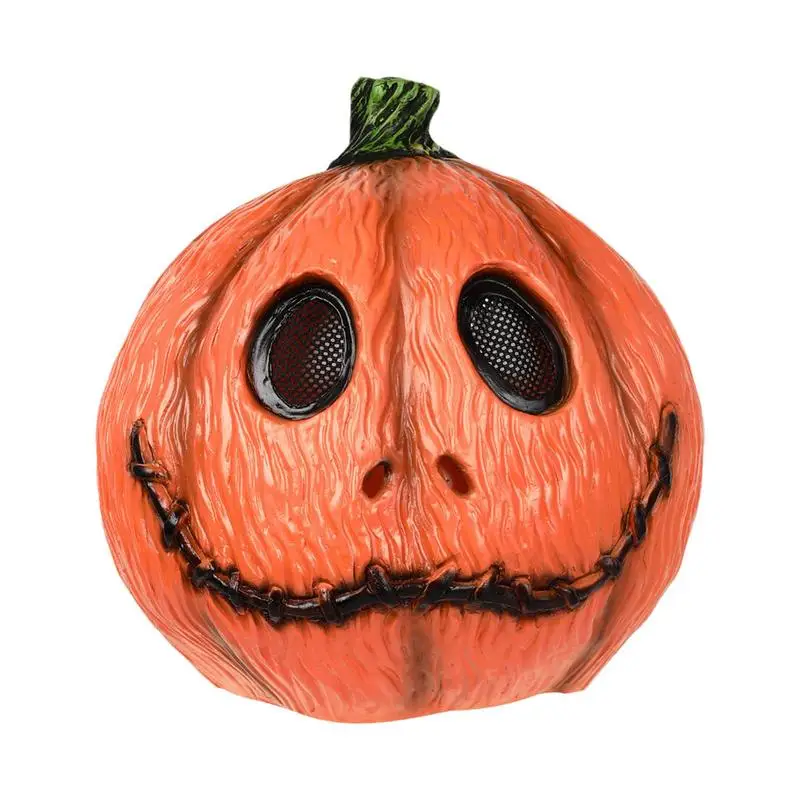 

Pumpkin Prank Masque Halloween Scary Pumpkin Head Dress Creates Festive Atmosphere Chic Headwear Fashion Horror Costumes makeup