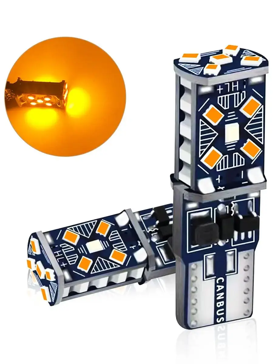 2PCS Super Leistungsstarke T10 LED 2016 15 SMD W5W 168 Canbus für 80% Autos Signal Licht 12V für auto Nebel Lesen Bremse Freiheit Lichter