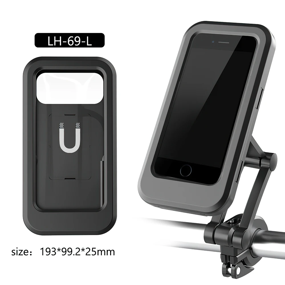 TRAVOR Phone Holder Adjustable Stand Car Phone Holder Clip Waterproof Bracket Bicycle Handlebar Mobile Support Mount Phone Stand