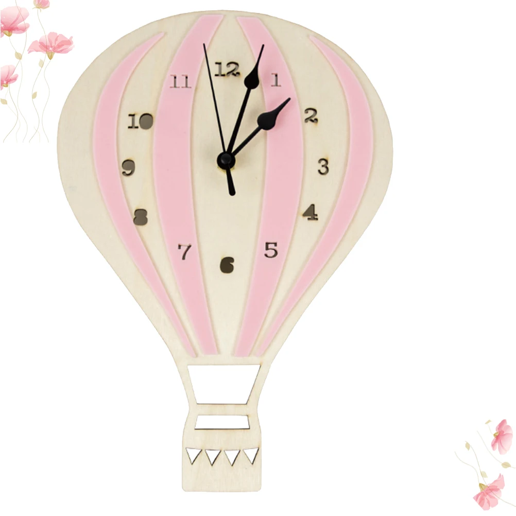 

Wall Clock Cartoon Silent Pink Creative Design Home Decor Living Room Bedroom Office Decorative Art Simple for Hotel