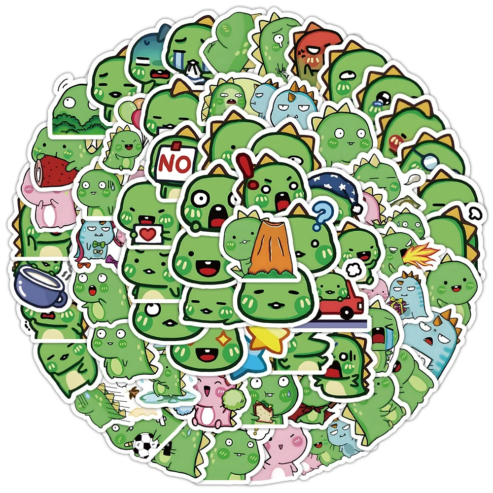 

10/30/50/100pcs Kawaii Dinosaurs Stickers Decals Toys Graffiti Skateboard Bicycle Guitar Laptop Waterproof Sticker Kids Gifts