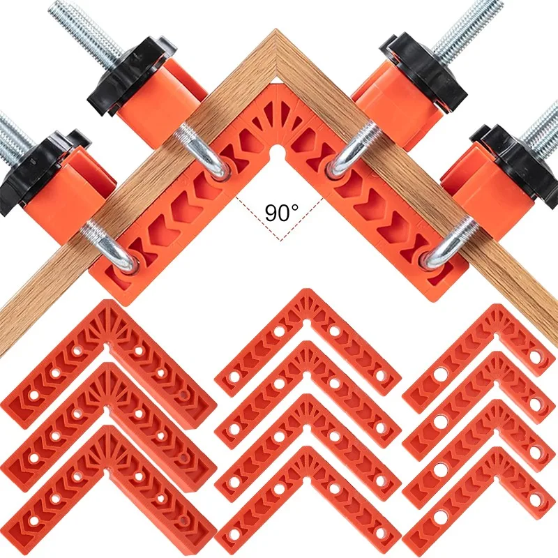 Plastic Right Angle Ruler Holder 90 Degree Positioning Clamp Corner Clamps Woodworking Locator Tool For Pictures Frames Cabinets