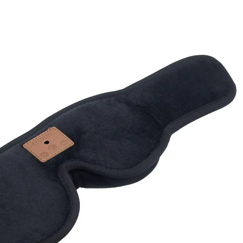 가정용 수면 헤드폰 아이 커버 사이드 슬리퍼 이어버드, 스테레오 스피커, 휴대용 무선 헤드폰, 편안한 헤드밴드