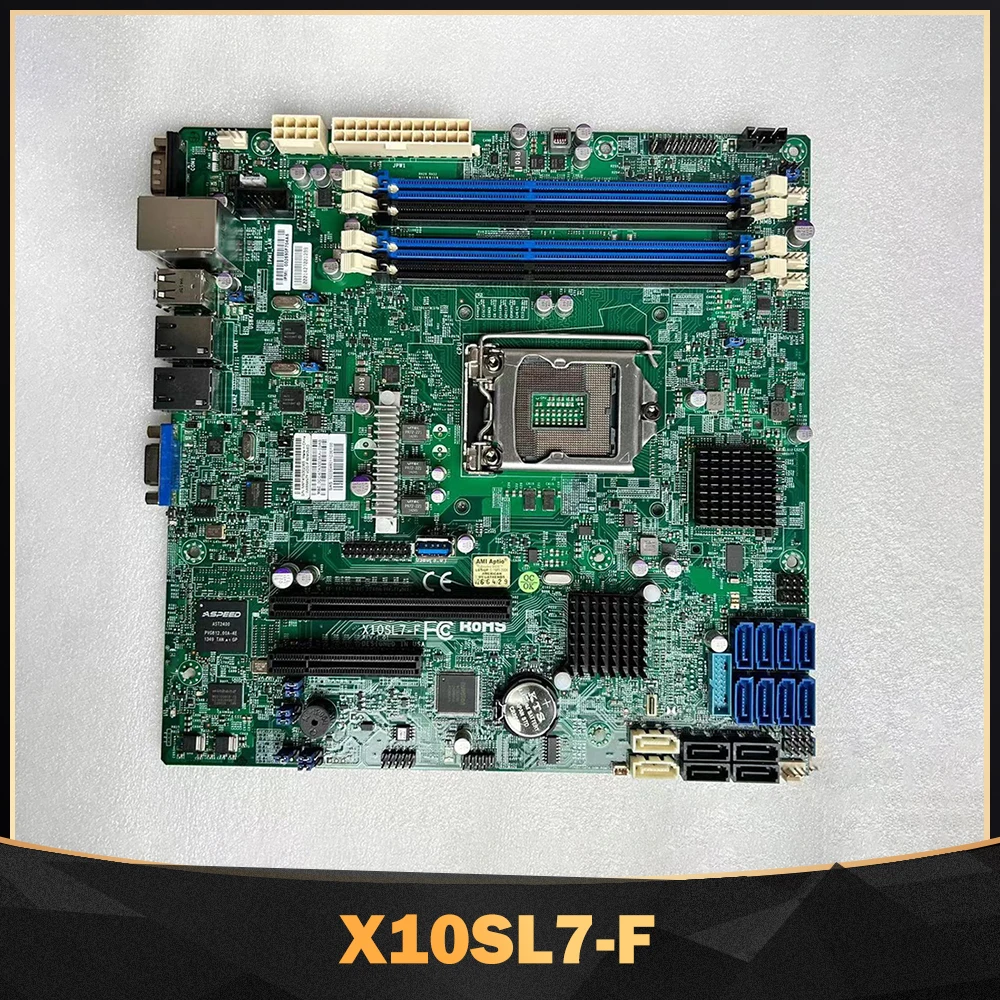 Server Motherboard E3-1200 v3/v4 4th Gen Core i3 DDR3 LGA1150 For Supermicro X10SL7-F