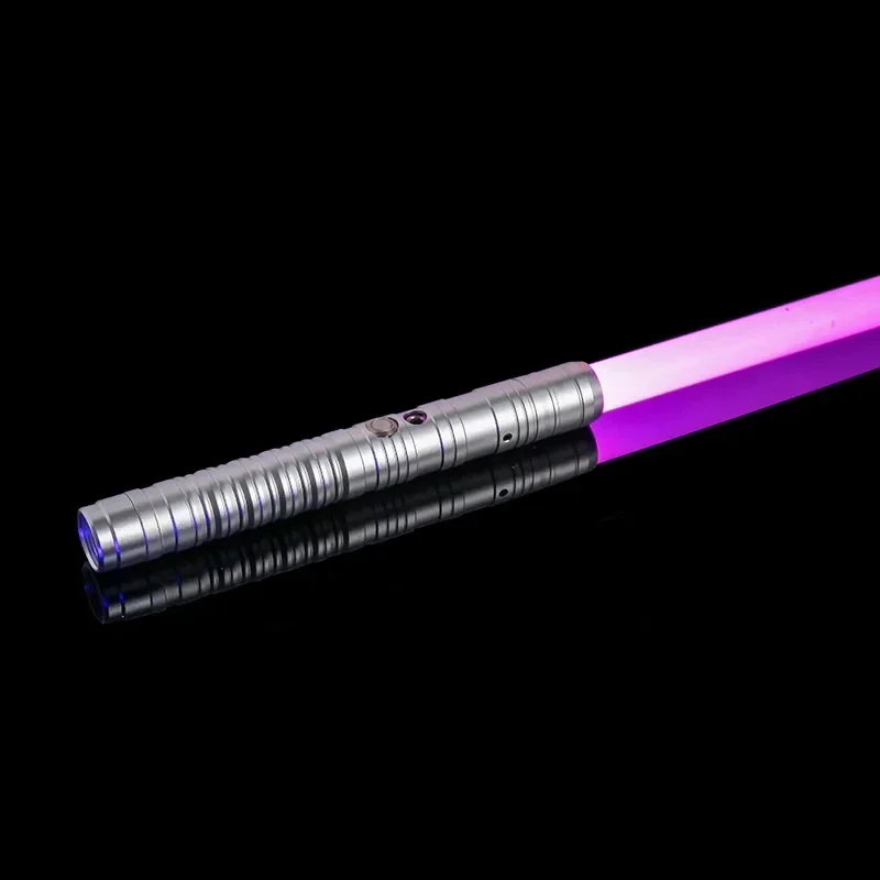 RGB Metal Laser Lightsaber Cosplay Light Saber Sword Sabre De Light Kpop Lightstick Sword Rave Weapon Toys Flashing Weapon