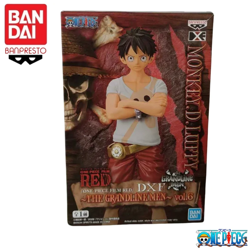 

В наличии оригинальная модель куклы Bandai Banpresto One Piece Monkey D. Luffy, новая модель в штучной упаковке, игрушка, фигурка, статуя, гараж