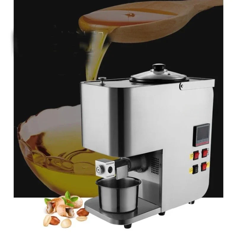 Household Oil Press Baking And Frying Commercial Stainless Steel With Automatic Dual Temperature Regulation