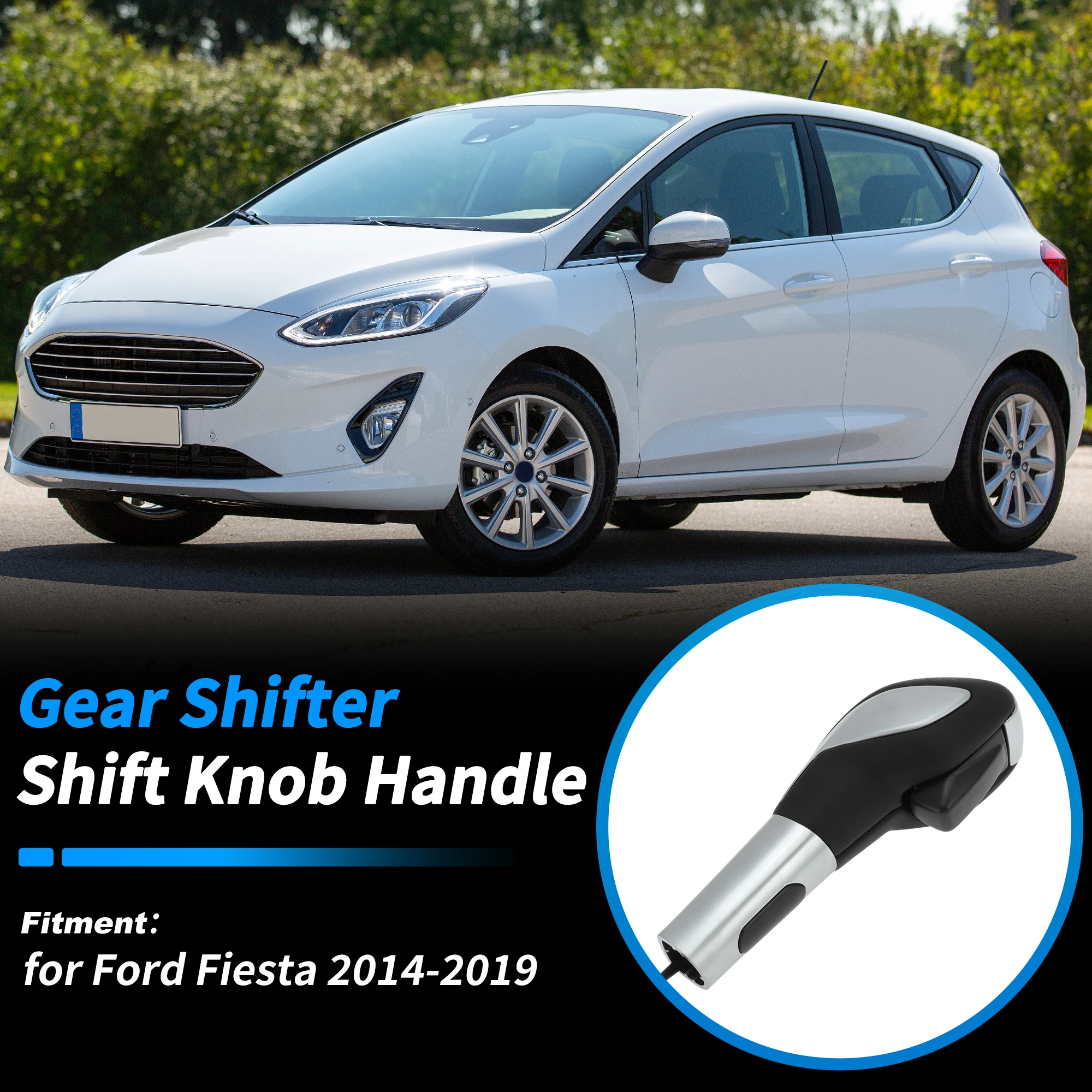 

UXCELL Ручка переключения передач Ручка рычага для Ford Fiesta 2014-2019 NoCN1Z7213CA