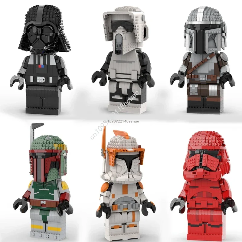 star-battle-maxifigure-stand-per-caschi-modello-moc-building-blocks-assemblaggio-educativo-fai-da-te-per-regali-per-bambini-regali-di-natale