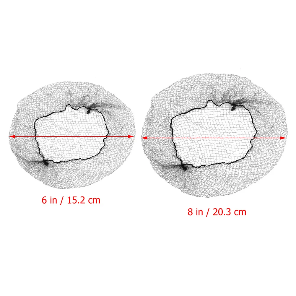 100 قطعة من شبكات مجوهرات الشعر للنساء، كعكة مرنة للممرضات، غطاء شبكي، كعكة ملكة جمال