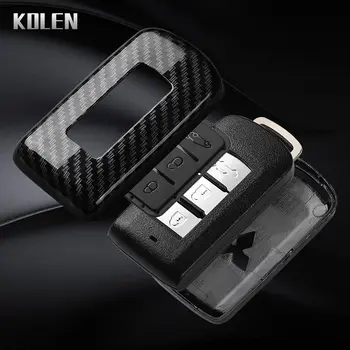 適用於三菱Xpander、Outlander、ASX、Pajero、Eclipse、Cross、Montero的ABS碳纖維風格汽車鑰匙殼保護套,鑰匙圈配件 10 最佳銷售 三菱鑰匙圈套 - №9