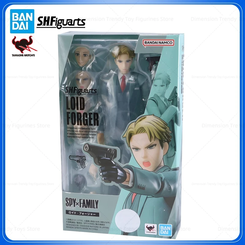 

In Stock Bandai SHF Anime Spy play house Forger Uniform Lloyd Forger Action Figure Model Toy Gift Collection DT