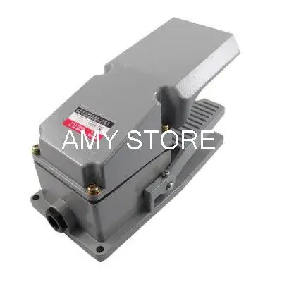 Industrial Hands Free Momentary 1NO 1NC Foot Switch Pedal 10A AC 250V Ue w Guard
