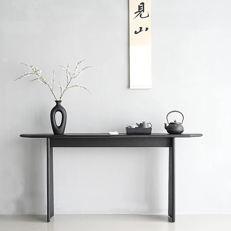 Wabi Sabi Retro Console Tables Minimalist Aesthetic Trendy Design Console Tables Modern Premium Mesa Consola Furniture Home image 6