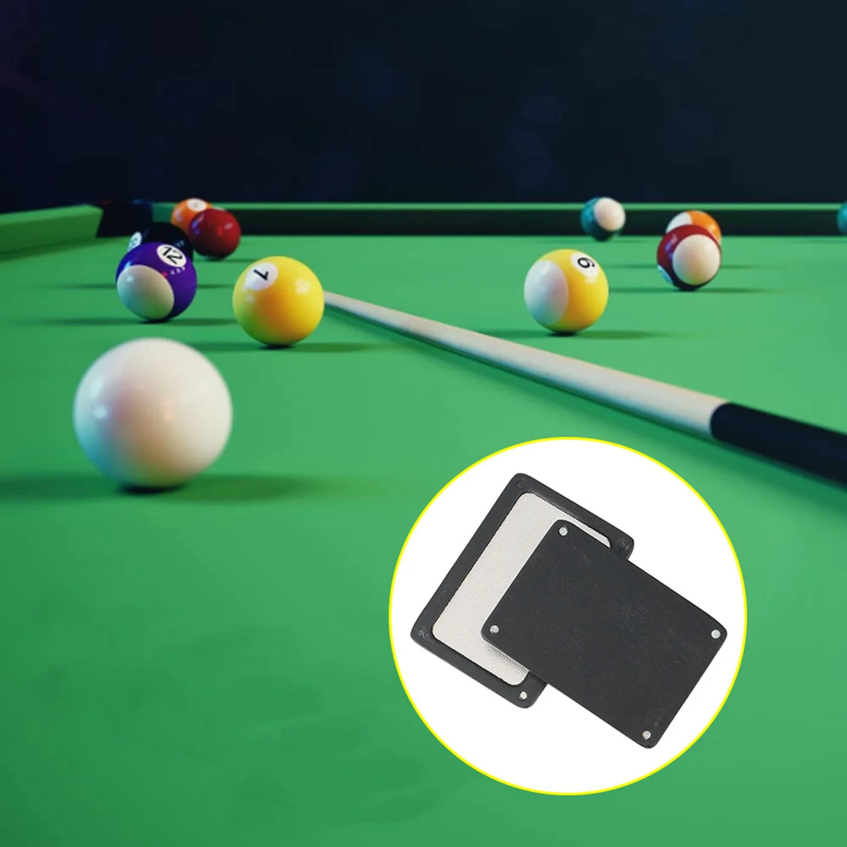 (ˉ﹃ˉ) New Upgrade Billiard Pool Cue Tip Sander Snooker Stick Burnisher Shaper File Polished Repair Billiard Accessories,Black