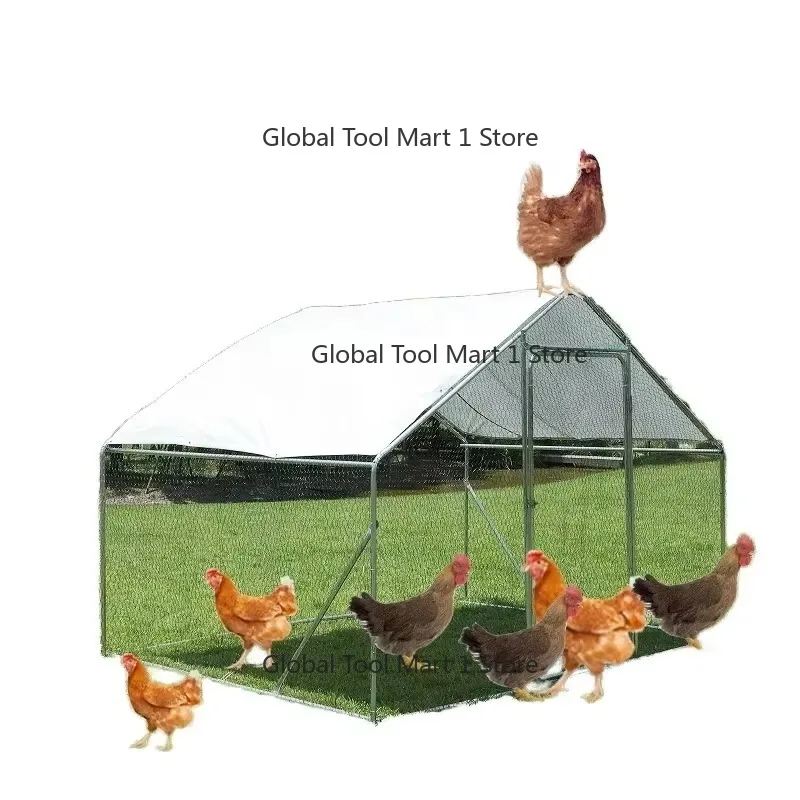 

Large Waterproof Cover for Walk-In Poultry Kennel Metal Animal Cage