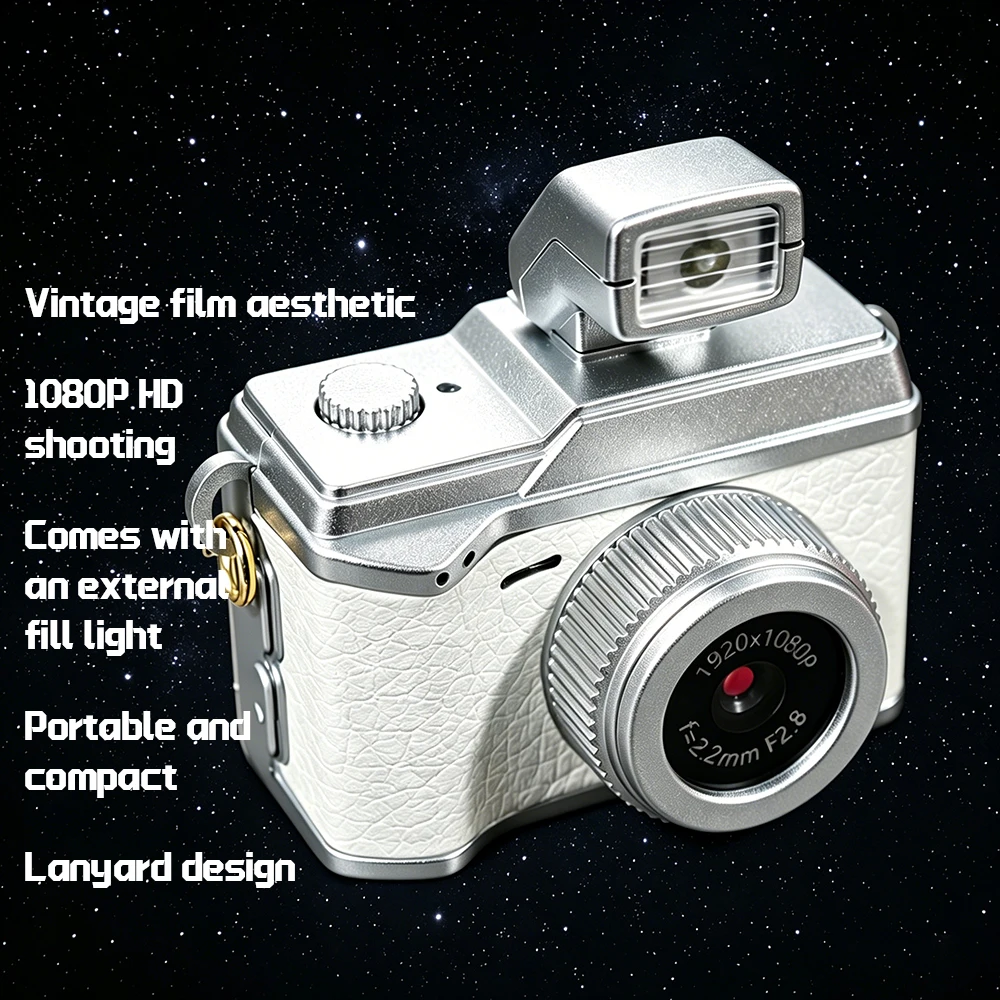 Vintage Photography Lighting - Ретро-винтажная мини-цифровая камера 1080P HD с