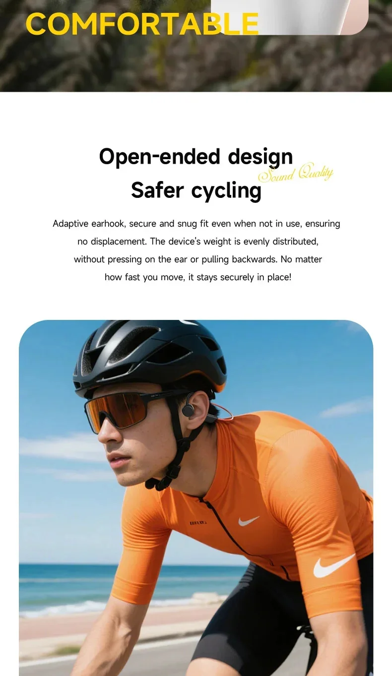 Bone Conduction Headphones IPX8 Bluetooth 5.4 Waterproof Wireless Sports Headset with Mic for Swimming Running Fitness Gym 2026