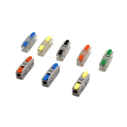 Mini Wire Electrical Connector 1 2 3 Pin Splicing Terminal Blocks Led Strip Lighting Quick Cable Conductor Push in Connectors