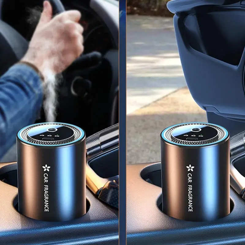 Car Diffuser Air Freshener Smart Car Air Diffusers Adjustable Concentration Car Fragrance Diffuser 50ml Car Aromatherapy