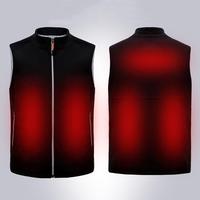 Winter Heating Jacket Cold Resistant Heating Waistcoat Antifreezing Sleeveless  Trendy Warm Electric Heating Vest Jacket