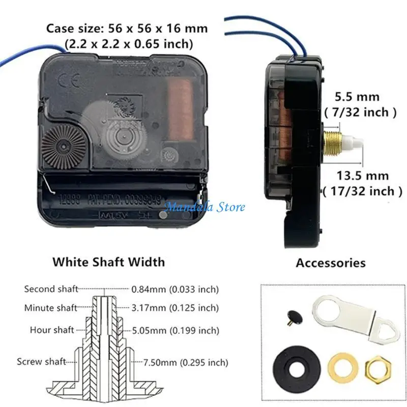

U2JC Reliable Clock Movement Part for Accurate Timekeeping for Wall Clocks Part
