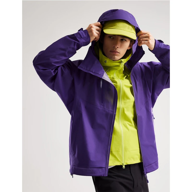 

Жесткая альпинистская куртка унисекс: ветрозащитная и водонепроницаемая уличная куртка свободного покроя