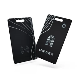 New Bluetooth Wallet Tracker Card ultra thin Wireless Charging Works with Apple Find My (iOS Only)  IP68 Waterproof Item Tracker