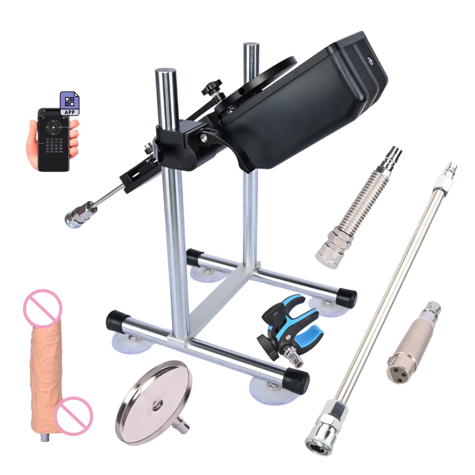 ROUGH BEAST A6 70W Sex Machine, Quiet 180 Agree Adjustable Masturbation Machine Automatic Love machine Wireless/APP control