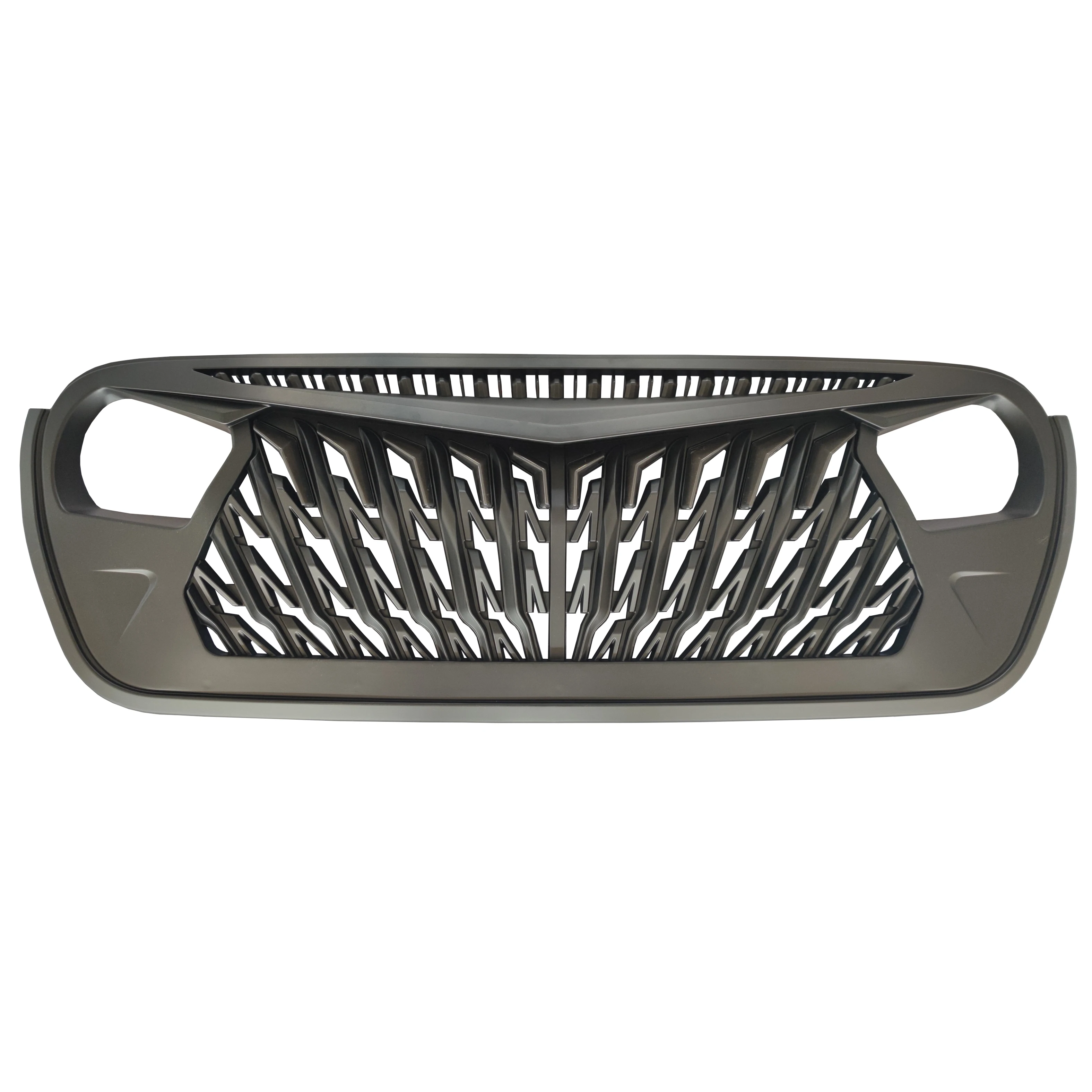 Gobison 2018 2019 2020 2021 2022 4x4 offroad amortecedor dianteiro grill grade do carro halk asas para jeep wrangler jl grillcustom