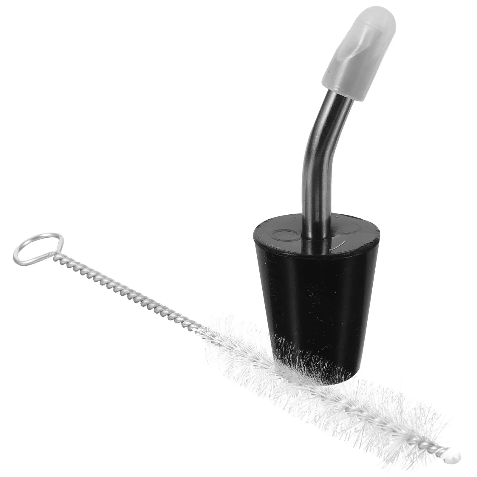 1Set Premium Stainless Steel Kettle Mouth Extension Tube Extra Long Spout for Teapot Pourer Liquor Bottle Coffee Pot Portable