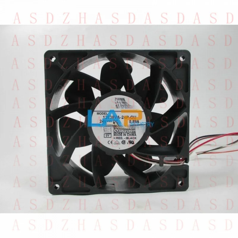 

Z 1PCS New For NMB 12038VA-24P-GU 12038 24V 0.89A Inverter Cooling Fan 12CM