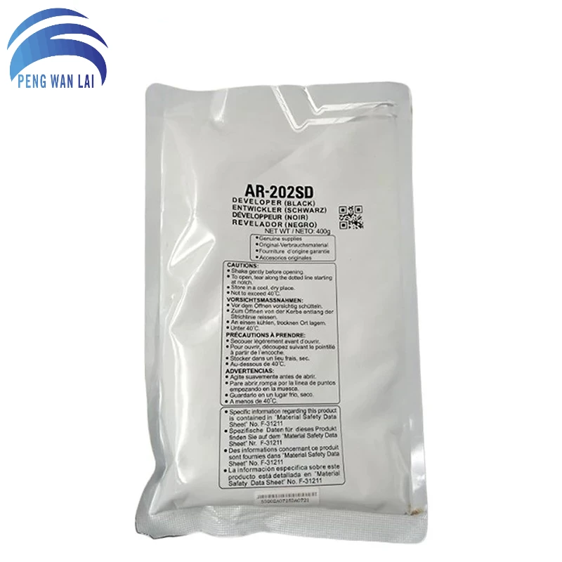 1PC 400G สีดำผู้พัฒนาแป้งสำหรับ Sharp AR 202 205 255 275 236ใช้งานร่วมกับ AR202SD AR205 AR255 AR275 AR236