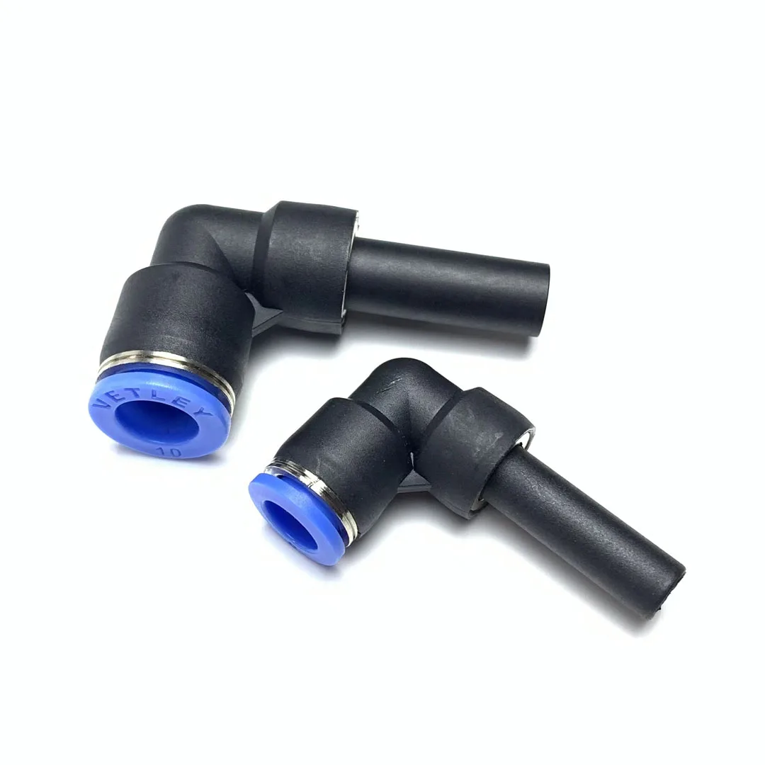 PLJ Push-in Plug PLJ 04/06/08/10/12 one touch fittings elbow plug push-in plastic quick fittings vetley pneumatic
