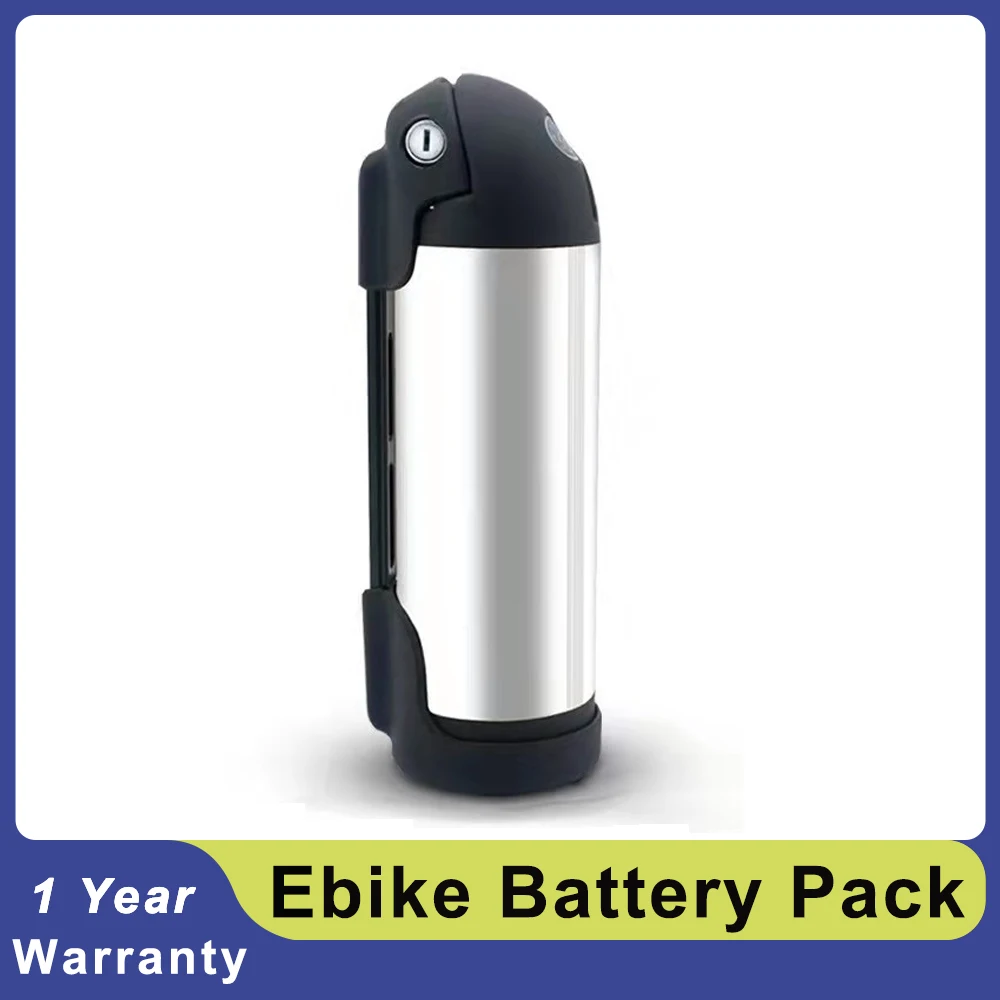 Water Bottle Type 36V 10.4Ah 13Ah 15Ah Li-ion Ebike Battery Pack Downtube Electric Bike Batteria For 500W 250W Electric Bicycle