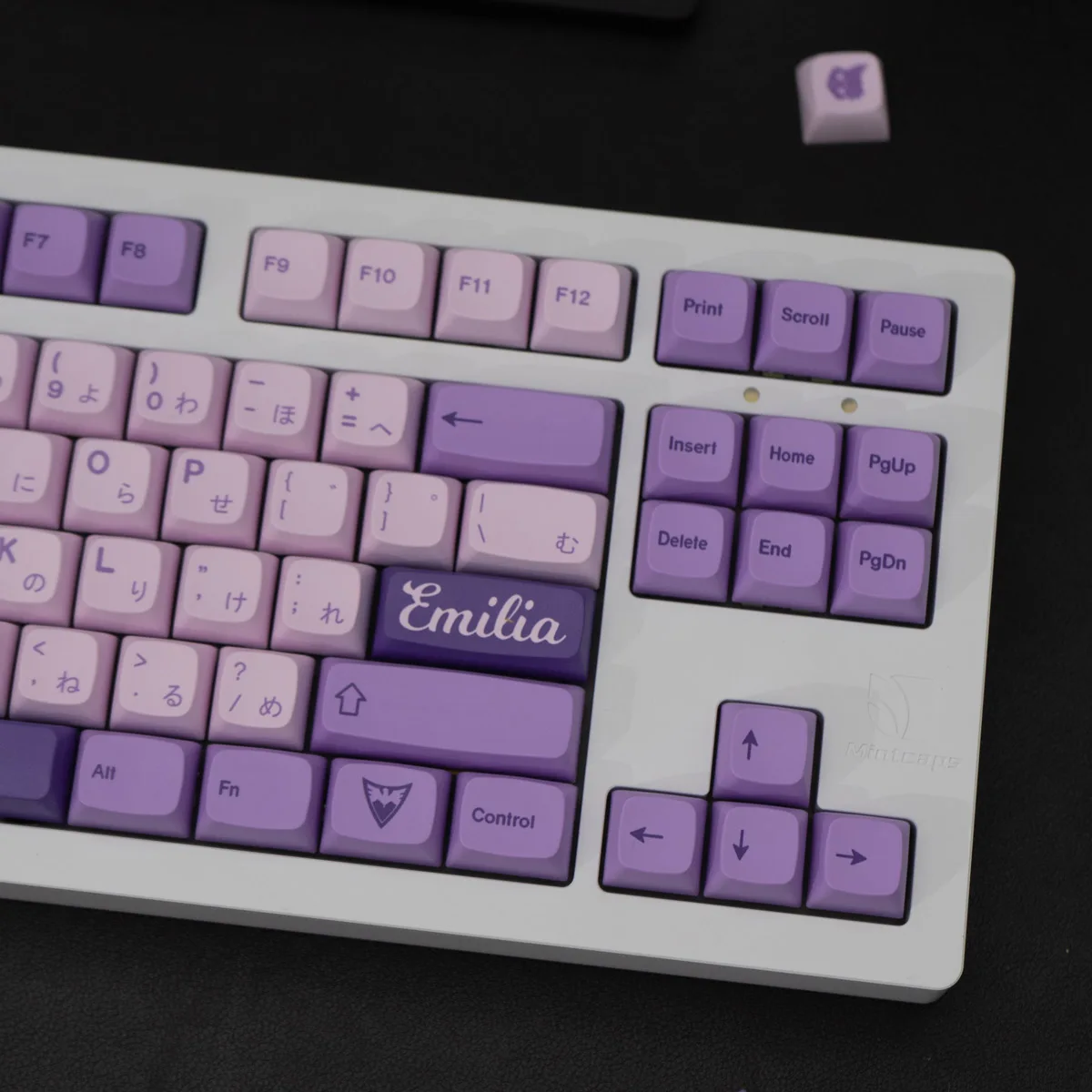 XDA Frost Witch Keycaps 134 Keys PBT Dye Sublimation Purple Emilia