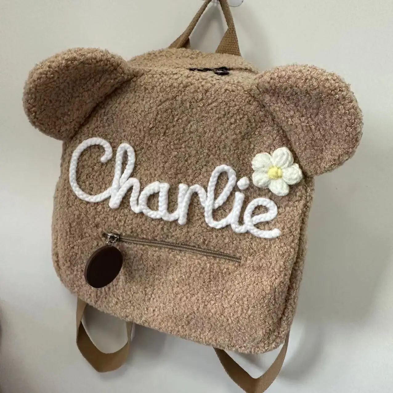 Custom Teddy Bear Backpack Embroidered Name Kids School Backpack Children\'s Day Party Gifts Birthday Bags with Personalized Name