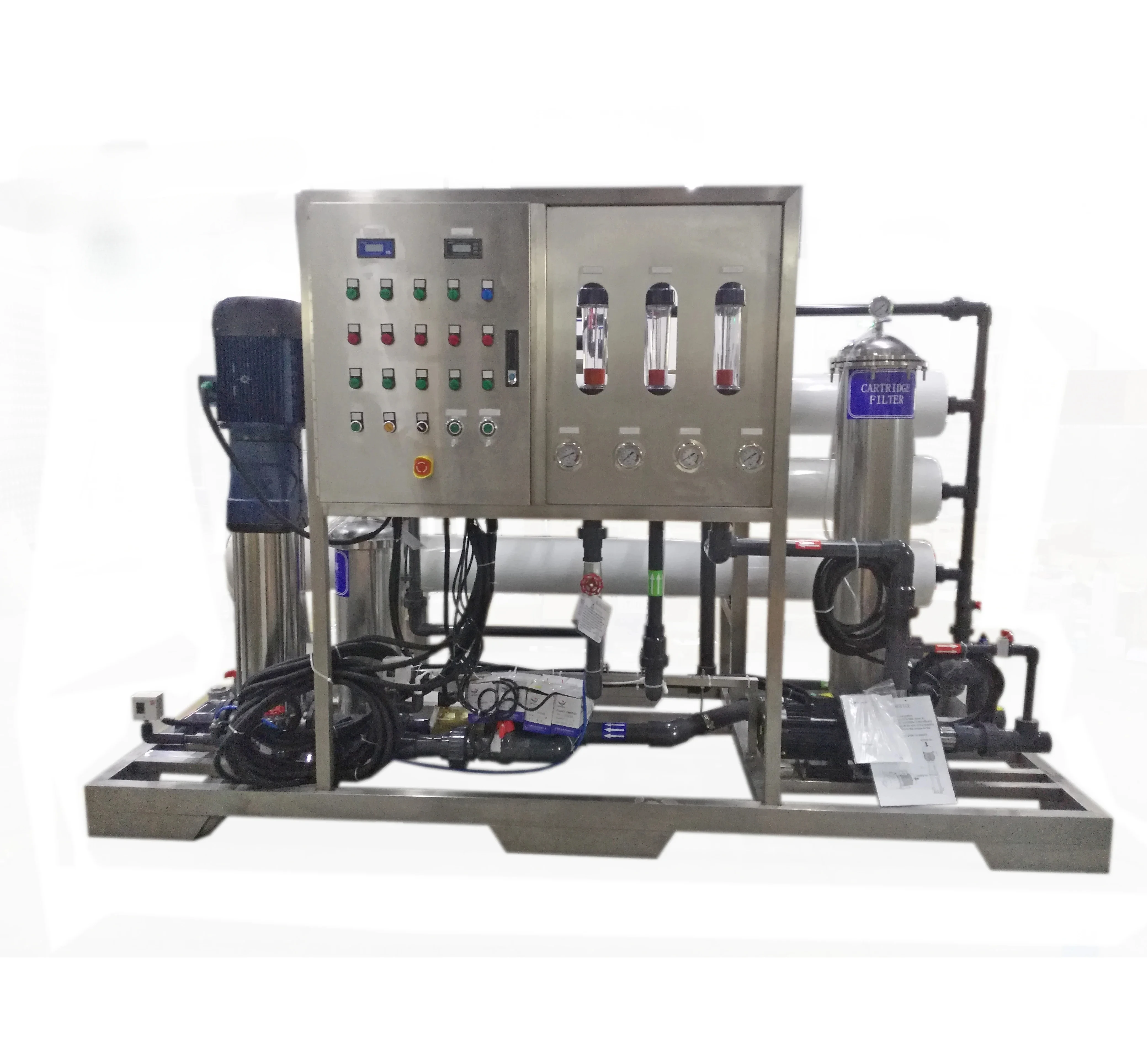 5 Ton/hour Reverse Osmosis System RO Plant for Agriculture Irrigation Salt Water Purification System RO Desalination Machine