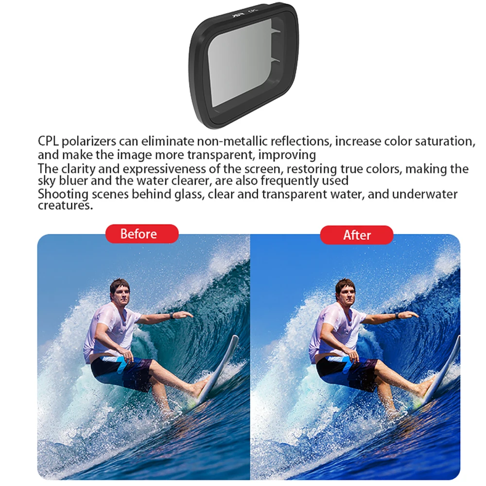 ل DJI فليب ND مجموعة مرشحات كاميرا ND16/32/64/128 UV CPL القطبية NDPL الزجاج البصري مجموعة مرشح ملحقات طائرة بدون طيار حامي العدسة