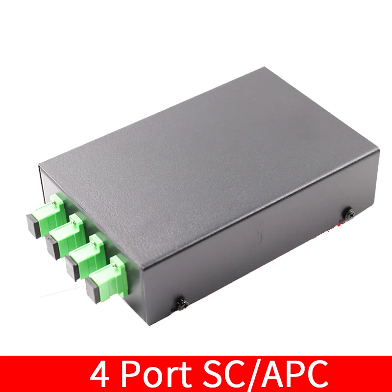 4 Port Fiber Patch Panel Desktop Pigtail Optical Fiber Terminal