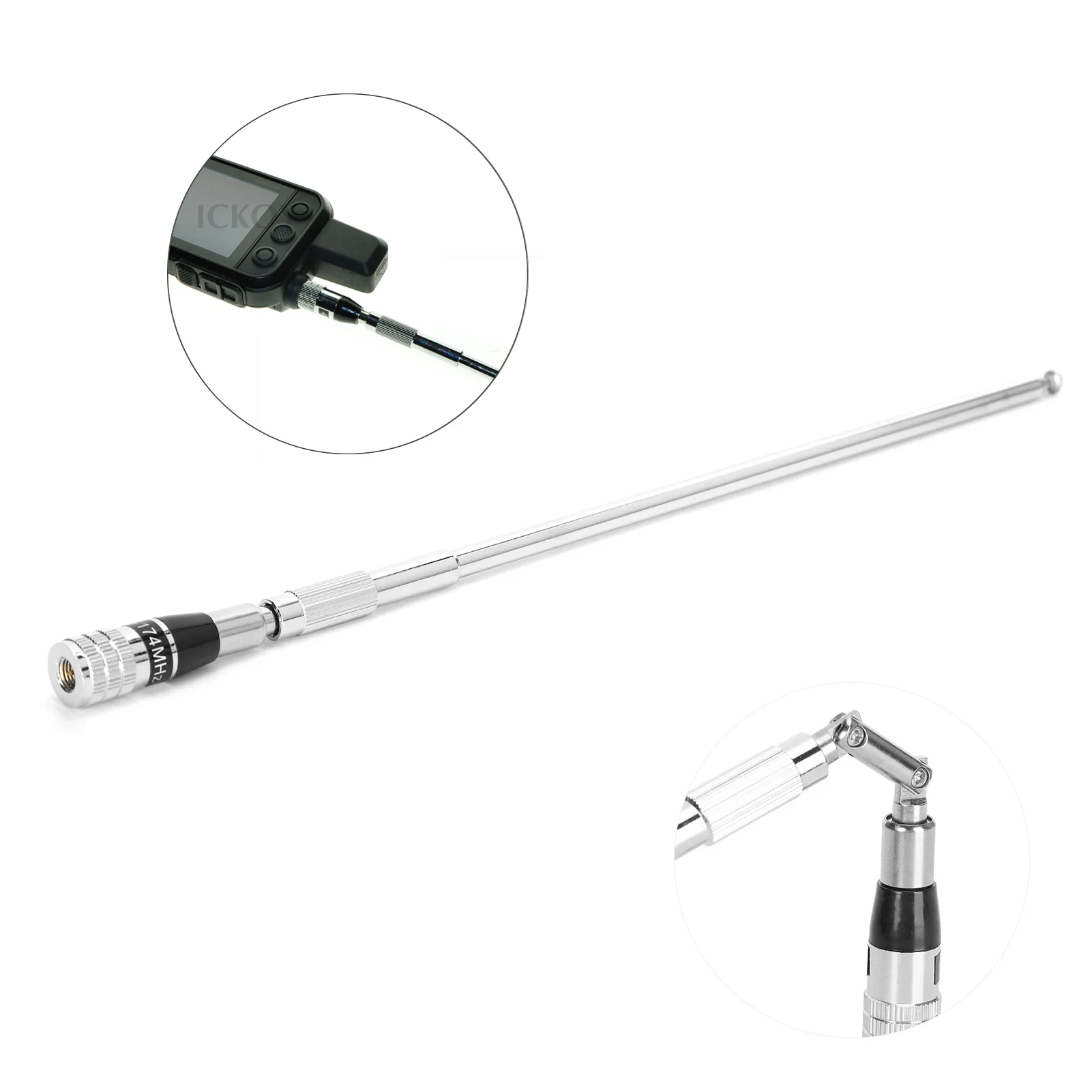 

Telescopic Replacement Antenna for Garmin Alpha 100/200/300/200i/300i/50 Alpha200i Alpha300i Astro 320/220/430 Handheld GPS