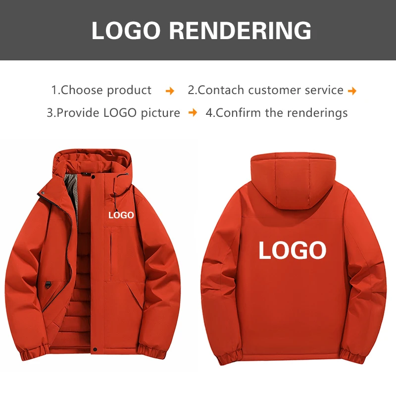 Оптовая продажа, хлопковая куртка с индивидуальным логотипом, утолщенная теплая хлопковая куртка из графена, S-4XL, альпинистская одежда с печатным именем