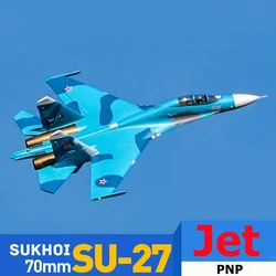 FMSRC Airplane 70mm Su-27 Su27 Sukhoi Ducted Fan EDF Jet Twin Engine with Retracts 6S PNP Model Hobby Plane Aircraft Avion