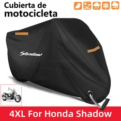 Cubierta impermeable para motocicleta, Protector UV para Scooter al aire libre, polvo y lluvia, para Honda Shadow VT 400, 600, 750, 1100, VT400, VT600, 1300