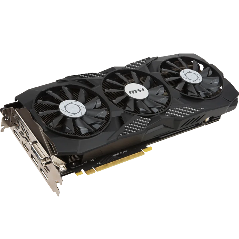 MSI GeForce GTX 1080 8GB GDDR5X 256-bit PCIe 3.0 x16 7nm وحدة معالجة الرسومات لألعاب الكمبيوتر المكتبي #4