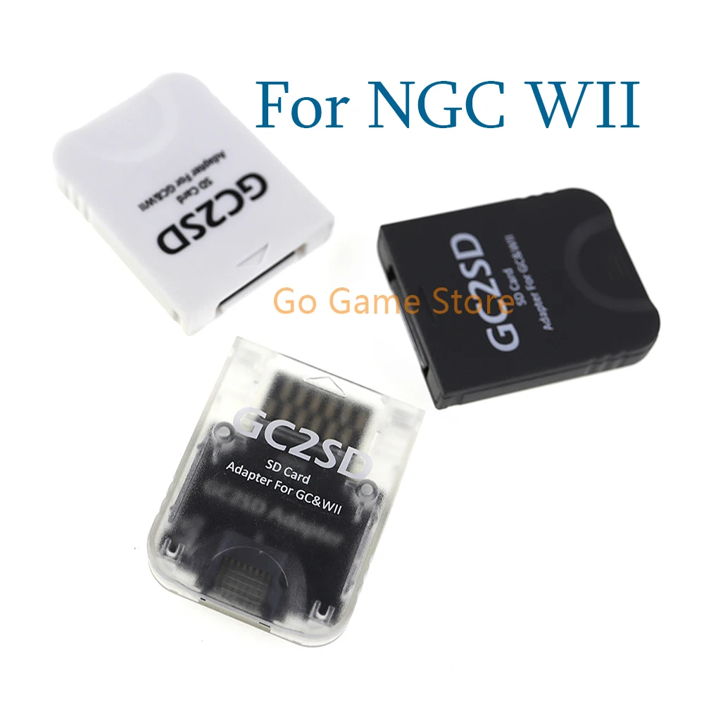 

20pcs For NGC WII Universal Card Reader Nintendo GameCube Wii GC2SD TF Card Reader Memory Card Adapter For NGC Wii Game Console