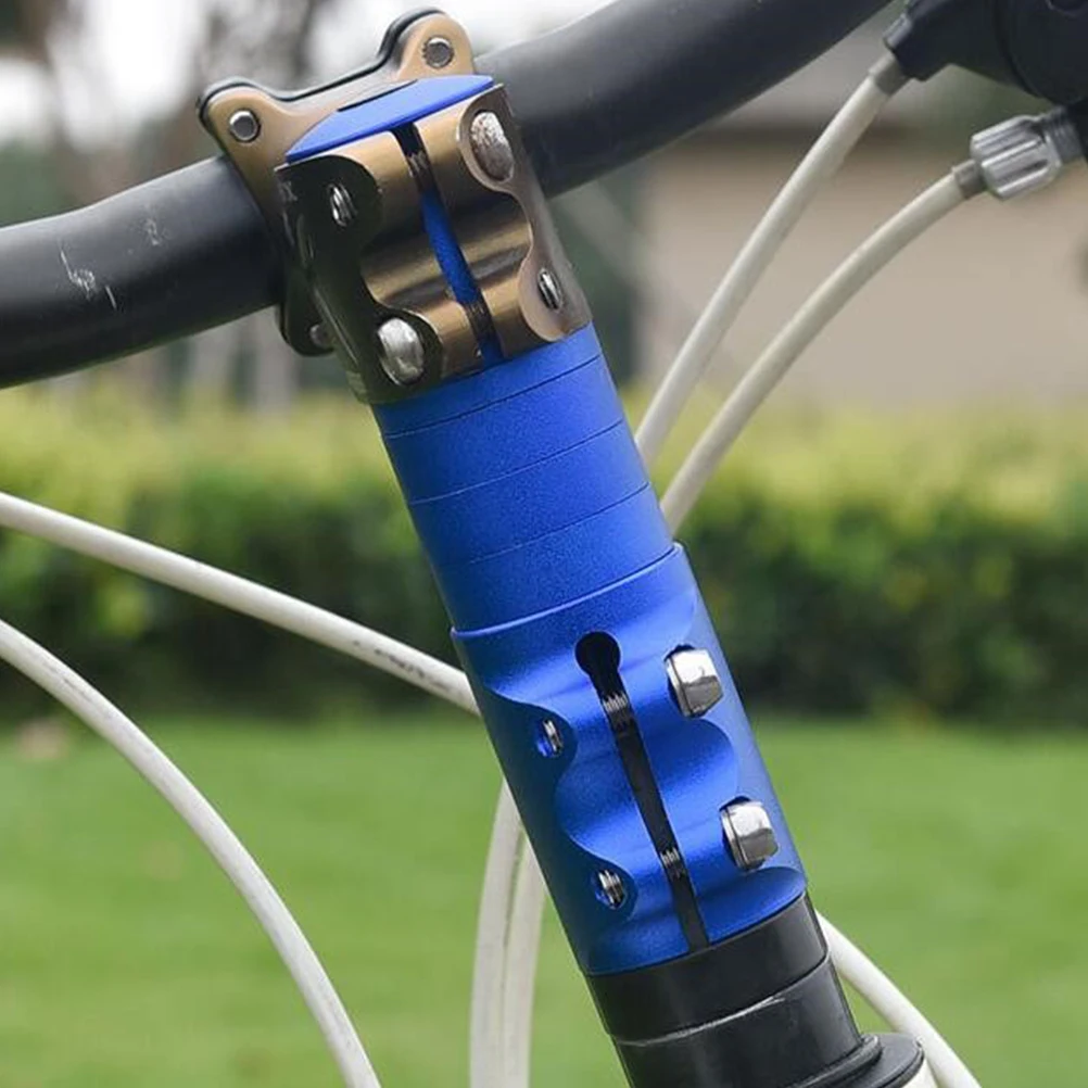 

Bicycle Handlebar Height Enhancer Stem Raiser Riser Bike Metal Extender Universal