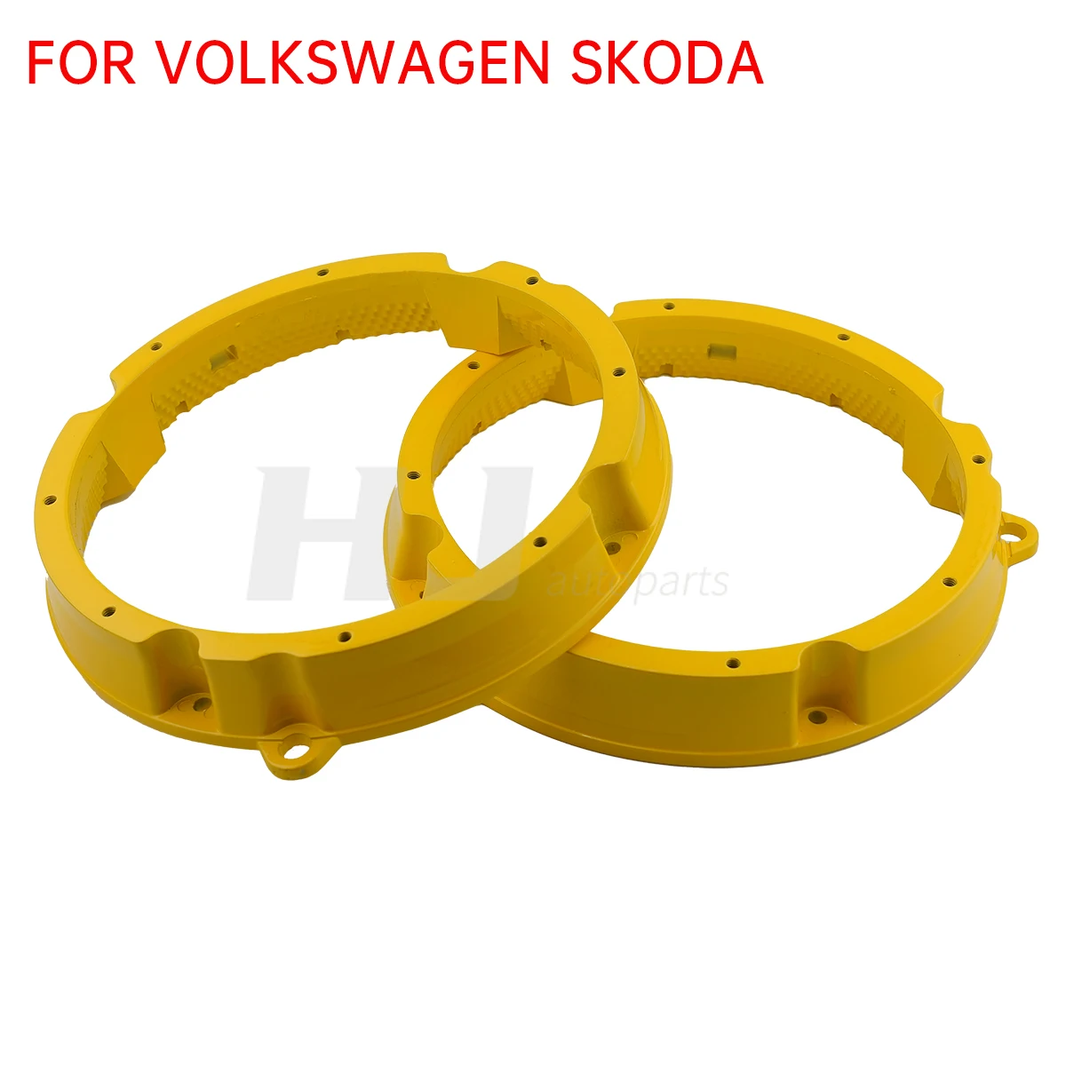 

2pcs 6.5 Inch Car Speaker Pad Mount Adapter Socket Ring Mat Aluminum 6.5" Sub Woofer Spacers Audio Horn for Volkswagen Trumpchi